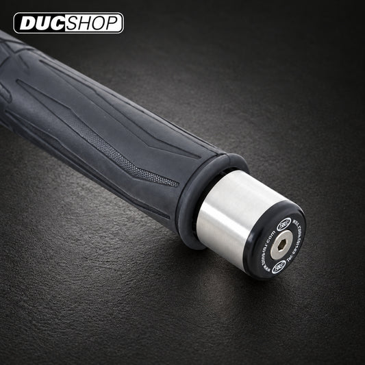 R&G Racing Bar End Sliders for Yamaha YZF-R1 / FJR1300 All Years, YZF-R6 '06-'22, FZ8 '07-'18 and Triumph Tiger 1050 '07-'20 inc. SPORT, Street Triple All Models | Bar End Protection | ducshop.com