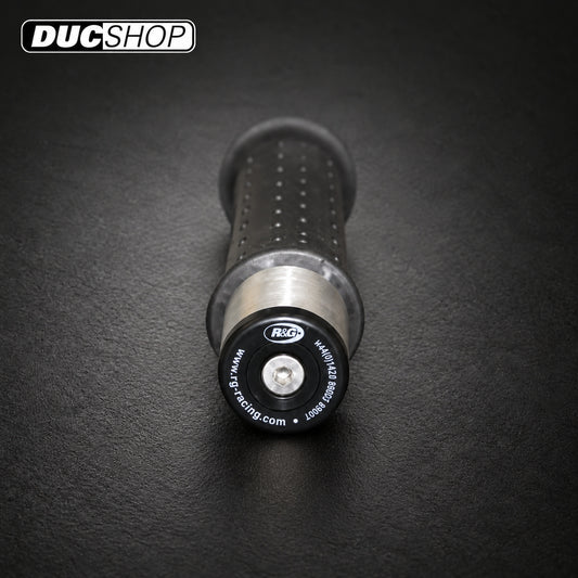 R&G Racing Bar End Sliders for Triumph Daytona 600/650 '01-'07, TT 600 '84-'05, Speed Four 600 '02-'06, Thruxton '04-'18, Street Triple All Models | Bar End Protection | ducshop.com
