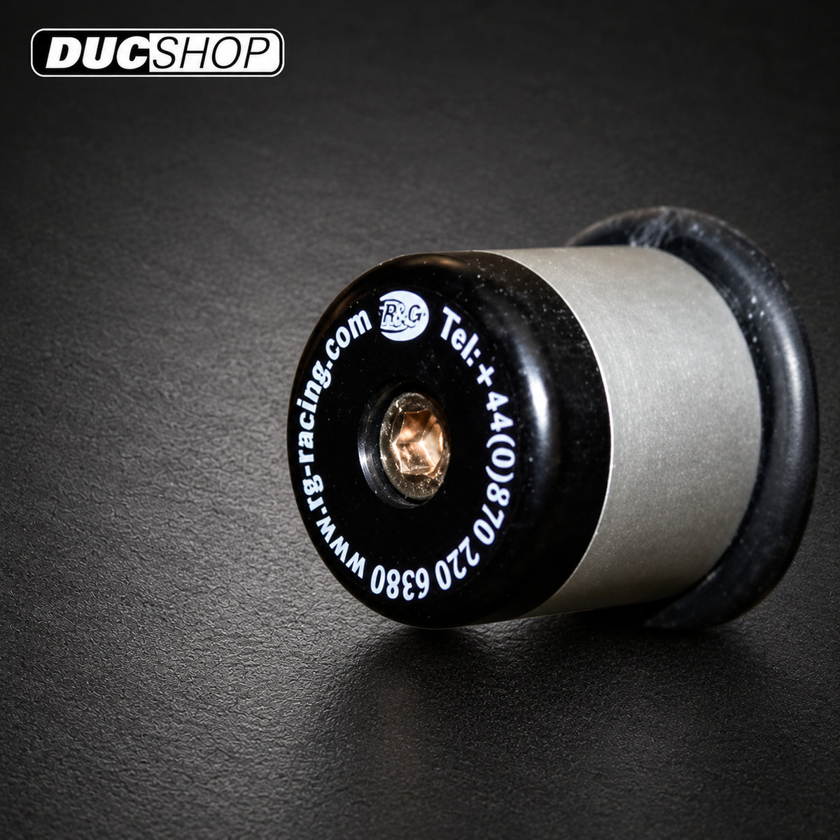R&G Racing Bar End Sliders for Triumph Daytona 955i '95-'12, Daytona T595 '96-'07 & Other Speed Triple Model | Bar End Protection | ducshop.com