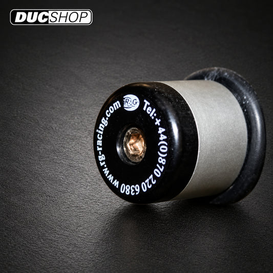R&G Racing Bar End Sliders for Triumph Daytona 955i '95-'12, Daytona T595 '96-'07 & Other Speed Triple Model | Bar End Protection | ducshop.com