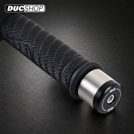 R&G Racing Bar End Sliders for KTM 690SM '02-'16, 790 Duke '13-'20, 890R Duke '20-'23, 950 SuperMoto '04-'15, 990 Super Duke/R '04-'17 | Bar End Protection | ducshop.com