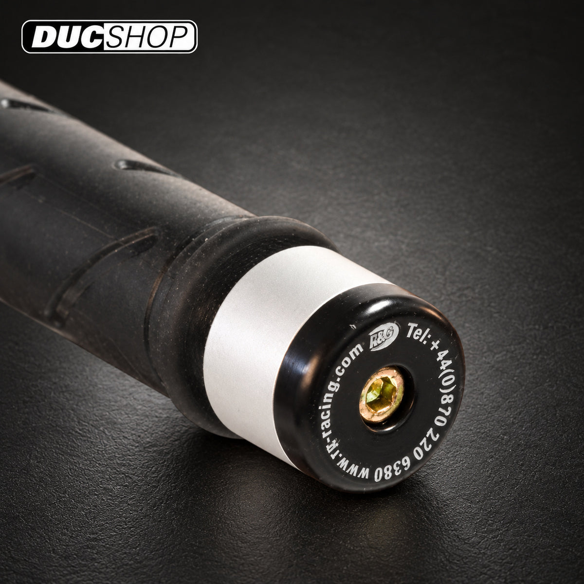 R&G Racing Bar End Sliders for Ducati Monster 696 '08-'15, Monster 821 '14-'22, Monster 797 '17-'22 | Bar End Protection | ducshop.com