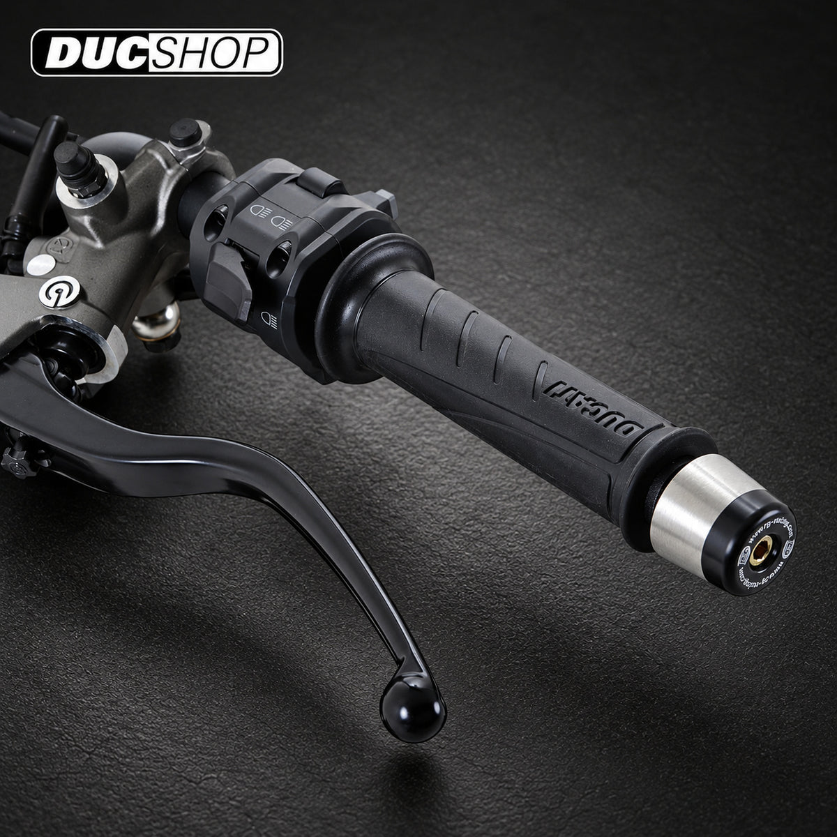 R&G Racing Bar End Sliders for the Ducati Monster 1200R/1200S '17-'22 / Supersport S '17-'20 / Supersport 950 S '21-'22 | Bar End Protection | ducshop.com