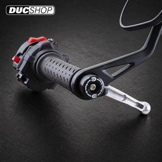 R&G Racing Bar End Sliders for the Triumph Speed Triple S/R '16, Thruxton 1200/R '17-18 and Bonneville Bobber '17-18 models | Bar End Protection | ducshop.com