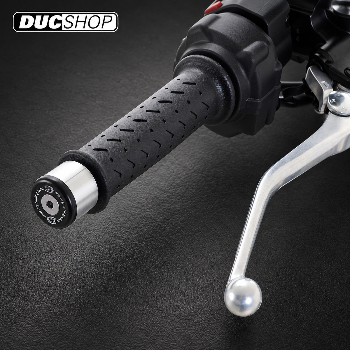 R&G Racing Bar End Sliders for the Triumph Street Twin/Speed Twin '19-'22 | Bar End Protection | ducshop.com