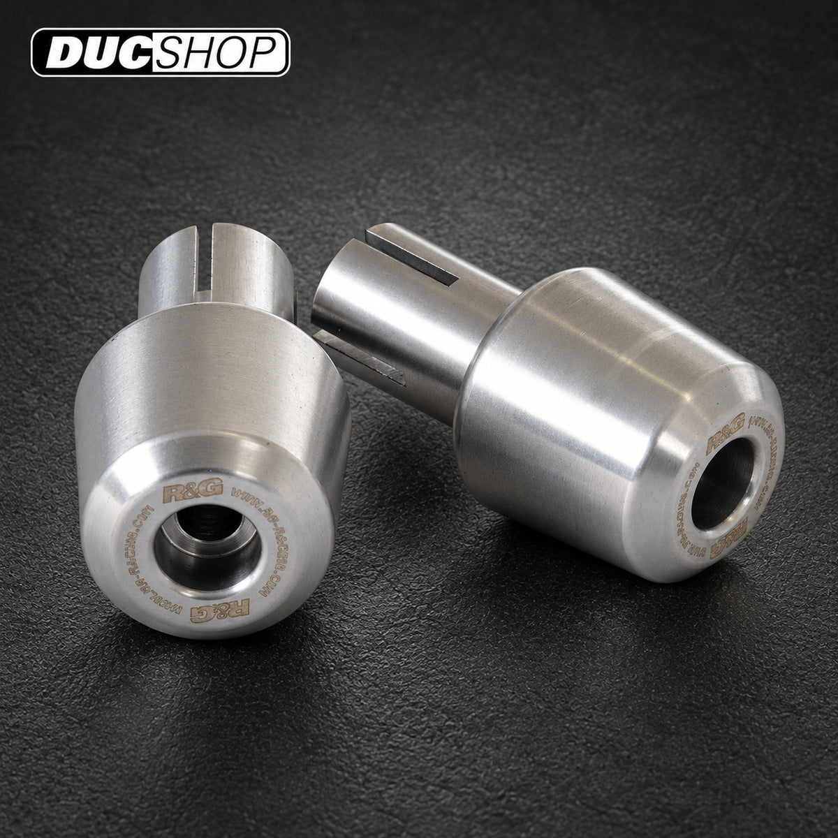R&G Racing Stainless Bar Ends for the Triumph Tiger 800 XRX/XCX '15-'21 | Bar End Protection | ducshop.com