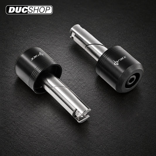 DB Race CILINDRIC Billet Weighted Bar End Set | Bar End Protection | ducshop.com