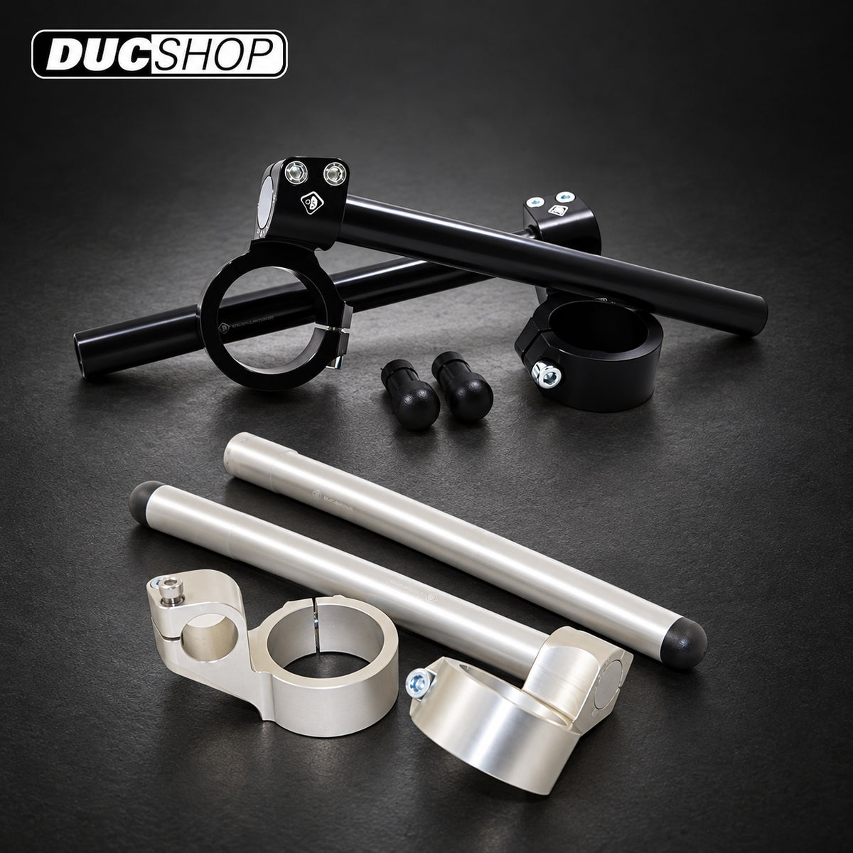 DBK Special Parts (Ducabike) Adjustable Clip-Ons - 35mm Rise | DucShop