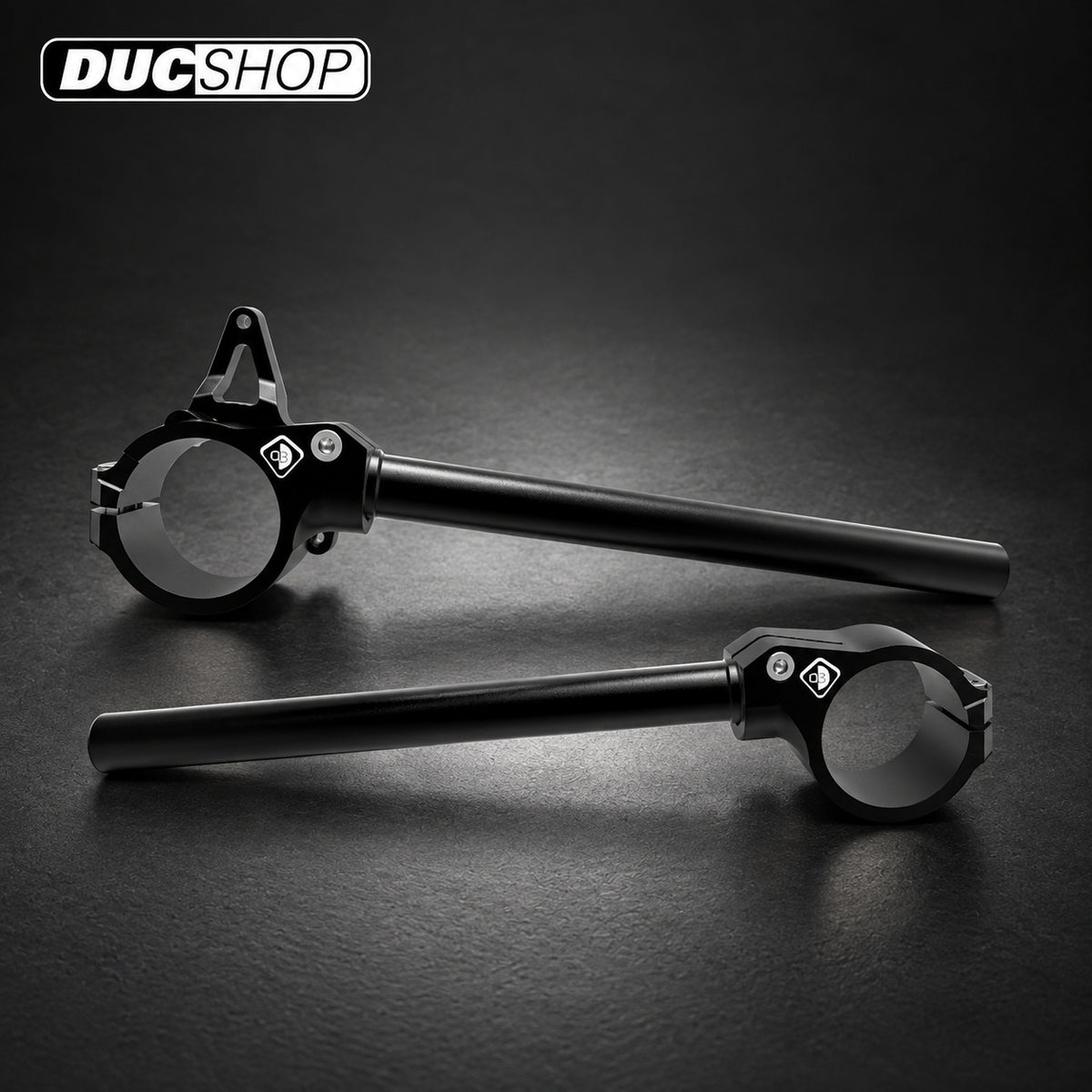 DBK Special Parts (Ducabike) GP Adjustable Clip-Ons For Panigale V4 (2025+) - 15mm Offset, 10mm rise | DucShop