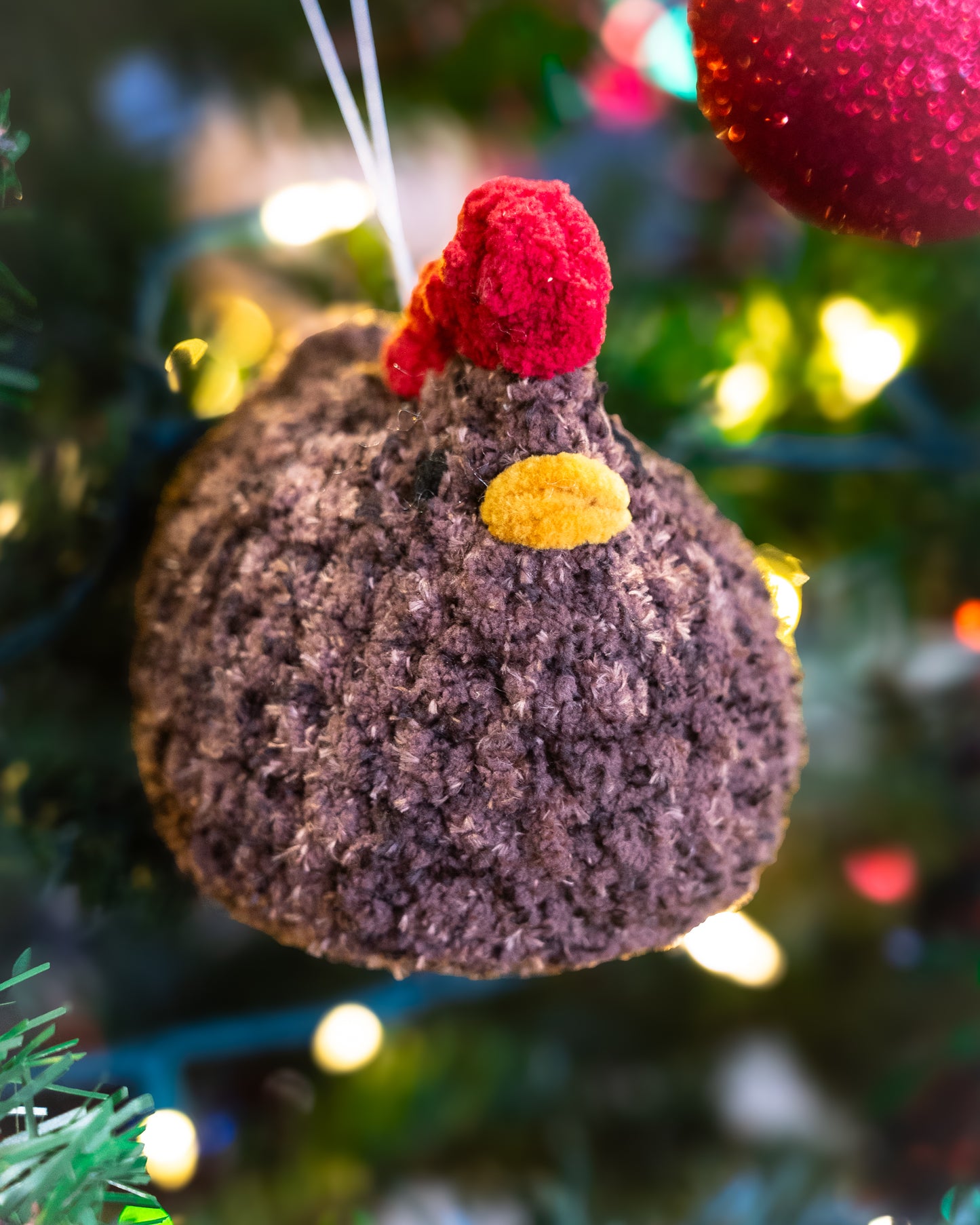 BILL$ FOR BILL - HANDMADE CHICKEN ORNAMENT