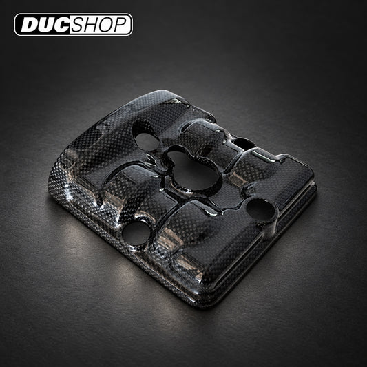 Carbon4us Horizontal Cylinder-Head Cover — Testastretta Evo — representative product view; selected finish may vary | Engine Accessories | ducshop.com