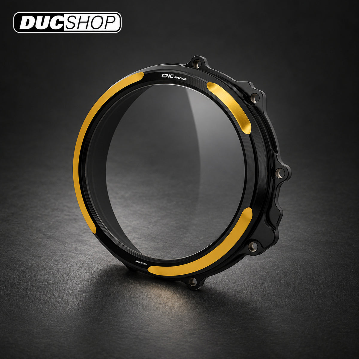 CNC Racing Bi-Color Clear Clutch Cover For MV Agusta B3 800 Models With a Hydraulic Clutch | Wet Clutch Covers | ducshop.com