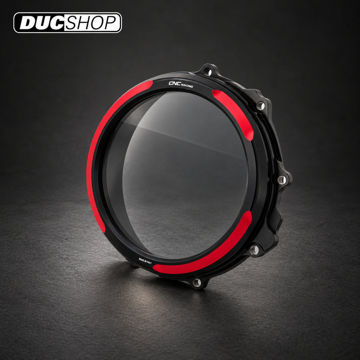 CNC Racing Bi-Color Clear Clutch Cover For MV Agusta B3 800 Models With a Hydraulic Clutch | Wet Clutch Covers | ducshop.com