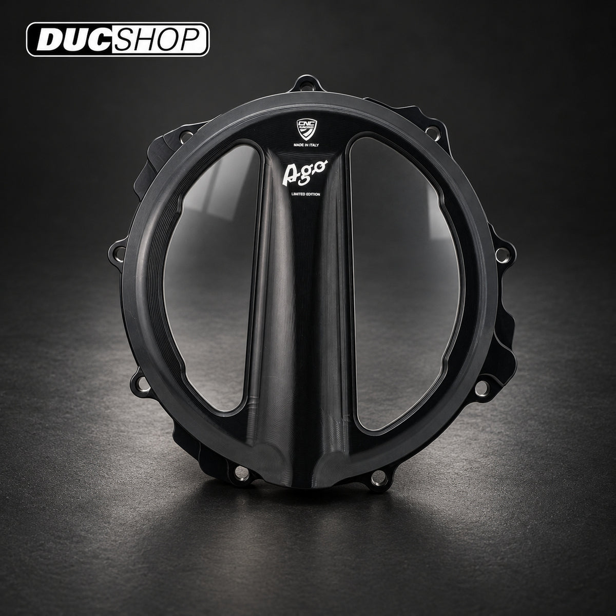 CNC Racing GIACOMO AGOSTINI LIMITED EDITION Clear Clutch Cover For MV Agusta F3/B3 Models With a Cable Clutch | Wet Clutch Covers | ducshop.com