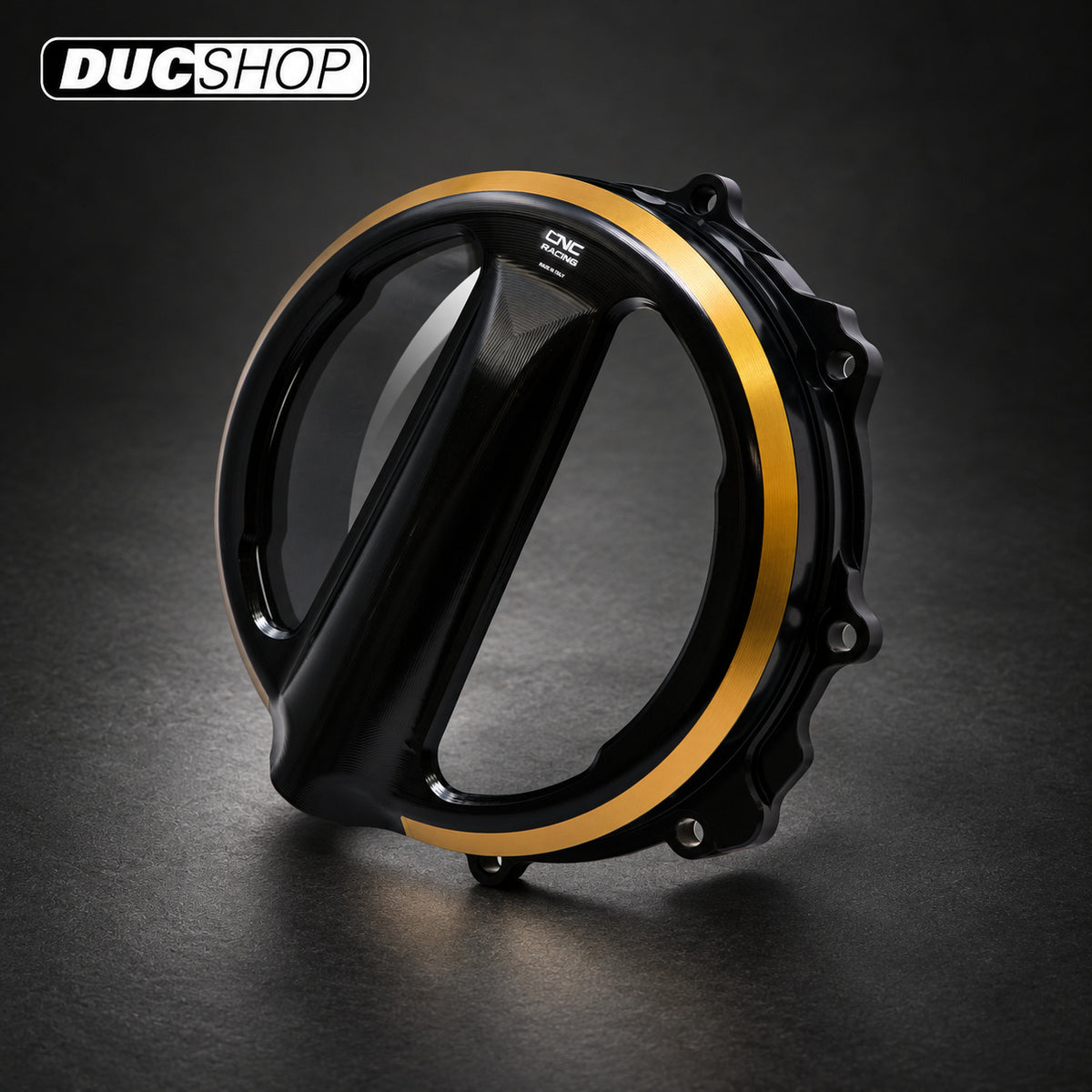 CNC Racing Bi-Color Clear Clutch Cover For MV Agusta F3/B3 Models With a Cable Clutch | Wet Clutch Covers | ducshop.com