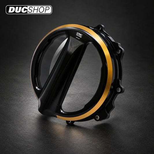 CNC Racing Bi-Color Clear Clutch Cover For MV Agusta F3/B3 Models With a Cable Clutch | Wet Clutch Covers | ducshop.com