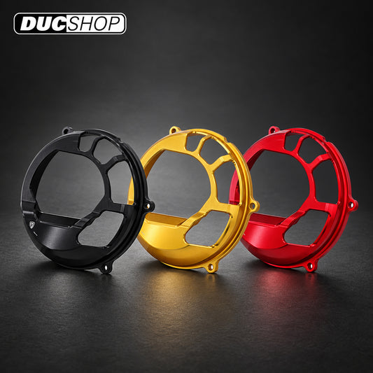 CNC Racing Billet OPEN Ducati V4 Dry Clutch Cover for the V4 Panigale R / SP, Streetfighter SP, and Multistrada RS | Dry Clutch Covers | ducshop.com