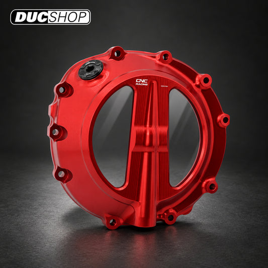 CNC Racing Clear Clutch Cover For BMW S1000RR (2020+) / S1000R / S1000XR (2021+) / M1000RR / M1000R / M1000XR | Wet Clutch Covers | ducshop.com