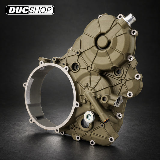 Magnesium Clutch Side Case Kit for Clear Wet Clutch Cover for the Ducati Multistrada / Diavel V4 | Wet Clutch Covers | ducshop.com