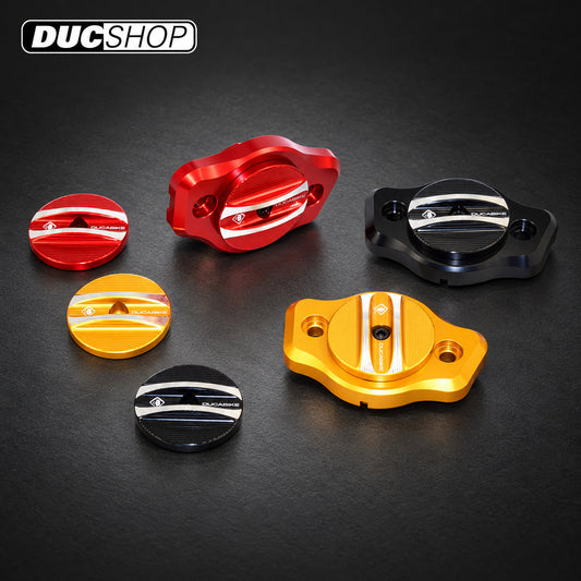DBK Two-Piece Cam Cover — Ducati CAC01 — representative product view; selected finish may vary | Engine Accessories | ducshop.com