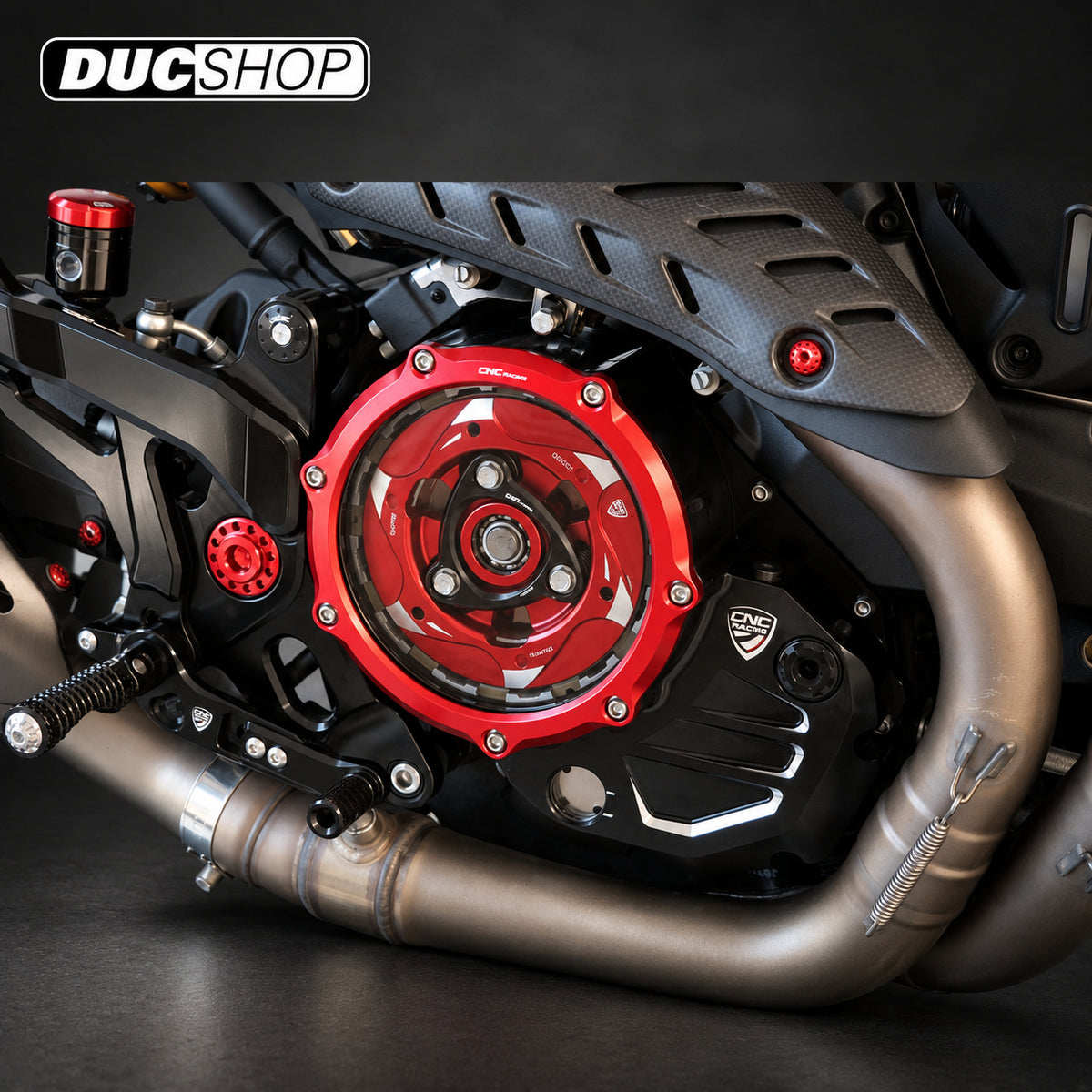 CNC Racing Clear Wet Clutch Cover OUTER RING ONLY for CNC's Clear Wet Clutch Cover | Wet Clutch Covers | ducshop.com