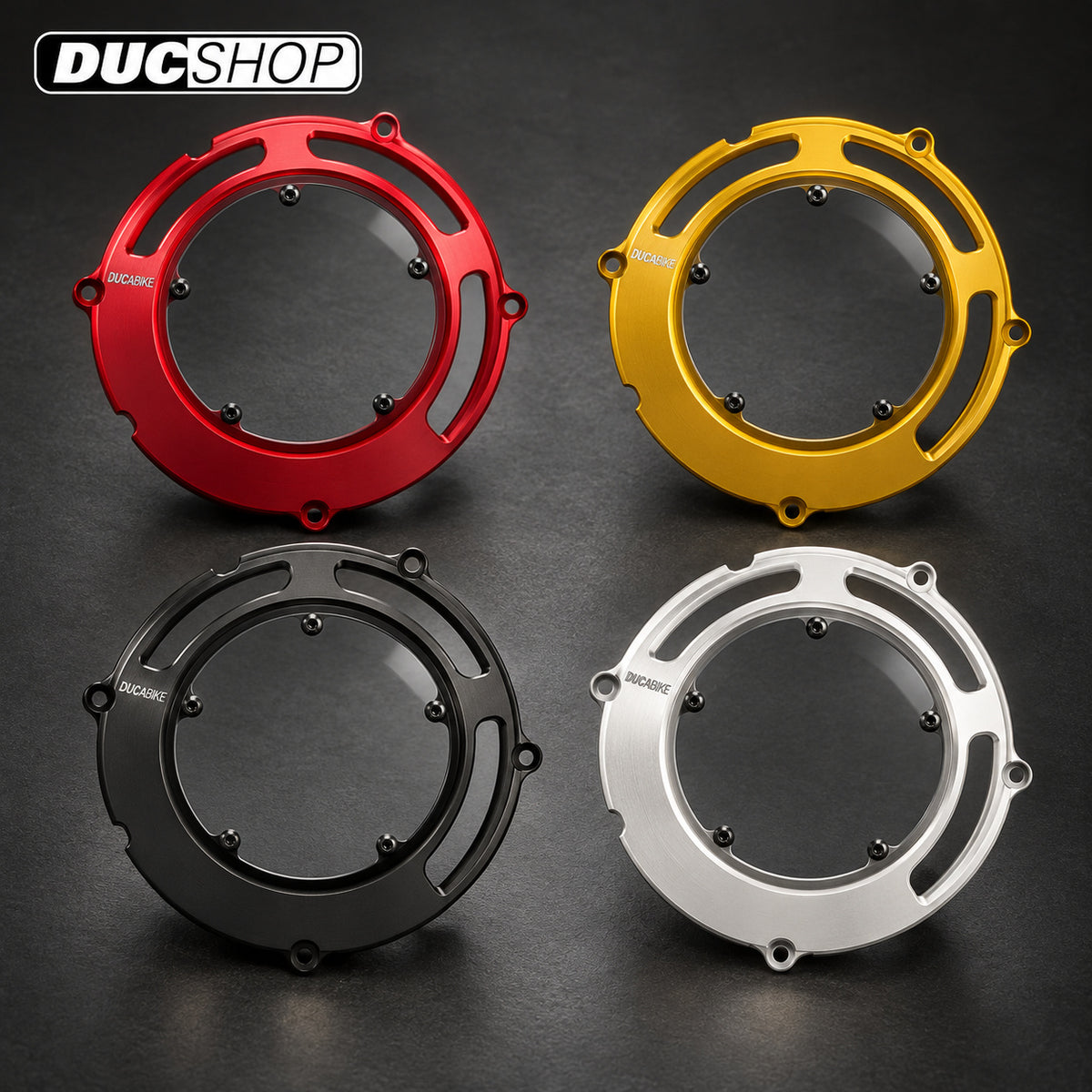 DBK Special Parts (Ducabike) Type 7 Full Dry Clutch Cover | Dry Clutch Covers | ducshop.com