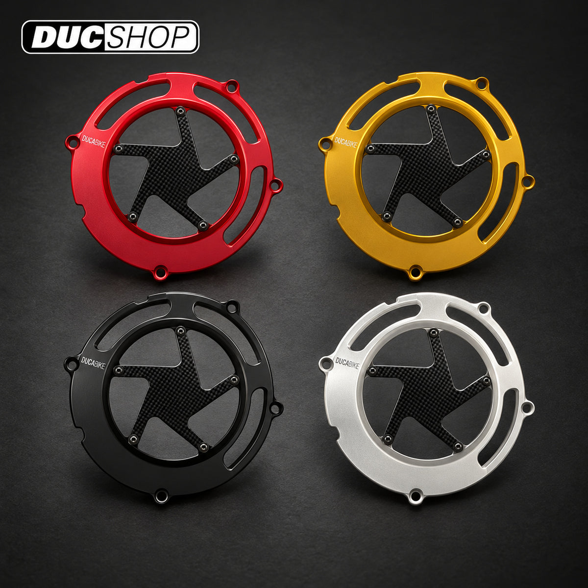 DBK Special Parts (Ducabike) Type 8 Full Dry Clutch Cover | Dry Clutch Covers | ducshop.com