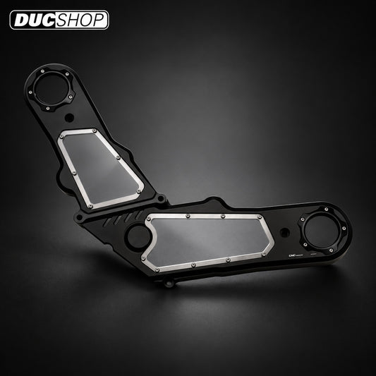 CNC Racing GEAR Clear Timing Belt Cover Kit for Ducati Scrambler, M796/696, M797, and Hyper 796 for Ducati motorcycles - DucShop