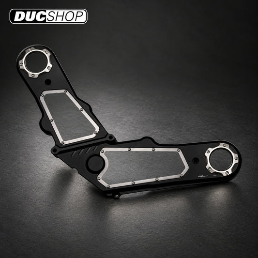 CNC Racing GEAR Clear Timing Belt Cover Kit for Ducati Scrambler, M796/696, M797, and Hyper 796 — black clear-window timing-belt-cover kit | Belt Covers | ducshop.com