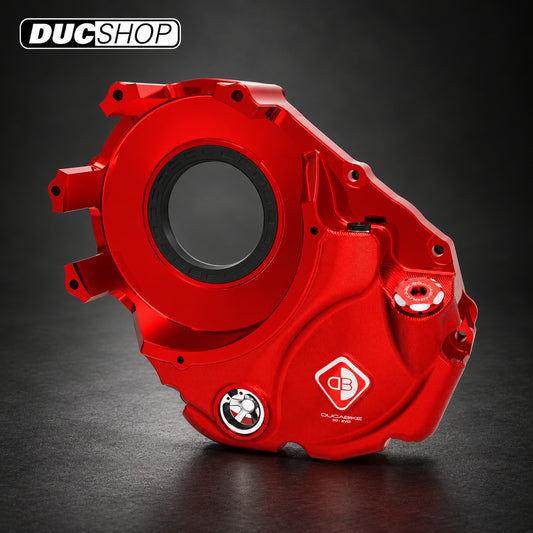 DBK Special Parts (Ducabike) Billet Vented Clutch Side Engine Case Cover for Dry Clutch Ducati- Old Version | Dry Clutch Covers | ducshop.com