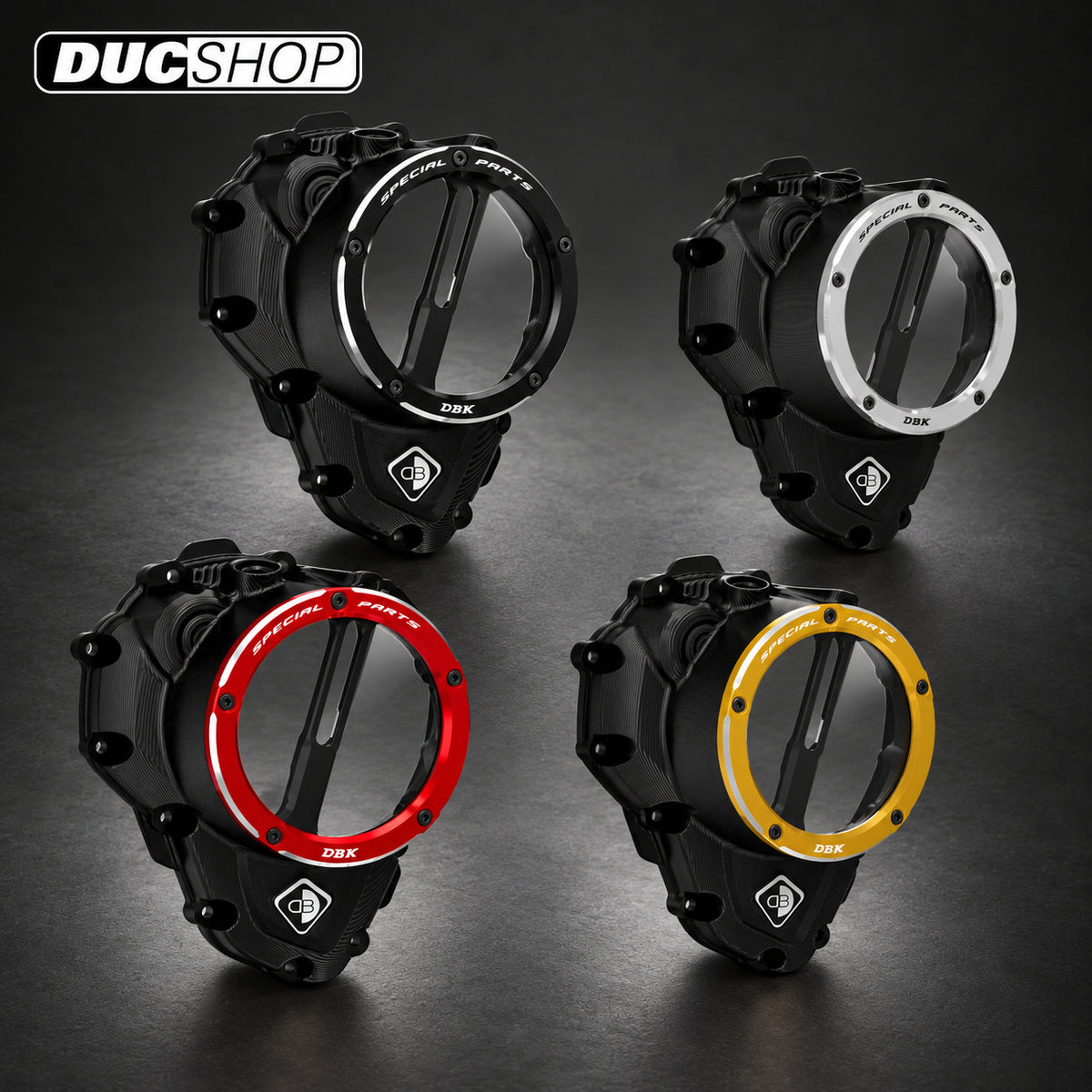 DBK Special Parts (Ducabike) EVO-3D Clear Wet Clutch Cover for the Triumph Speed Triple 1200 RR / RS (2021+) | Wet Clutch Covers | ducshop.com