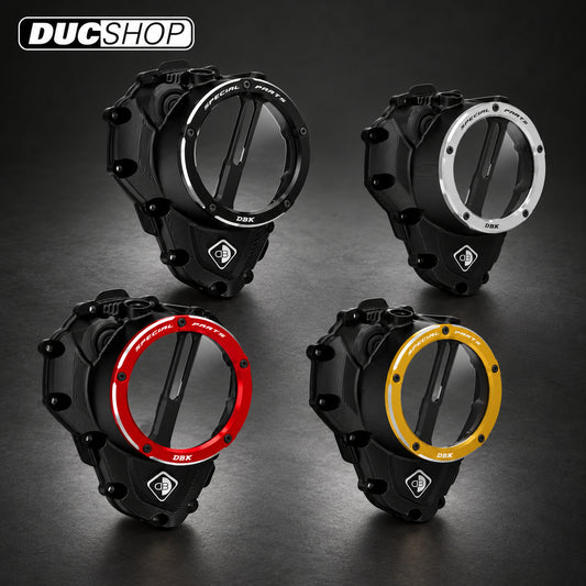 DBK Special Parts (Ducabike) EVO-3D Clear Wet Clutch Cover for the Triumph Speed Triple 1200 RR / RS (2021+) | Wet Clutch Covers | ducshop.com