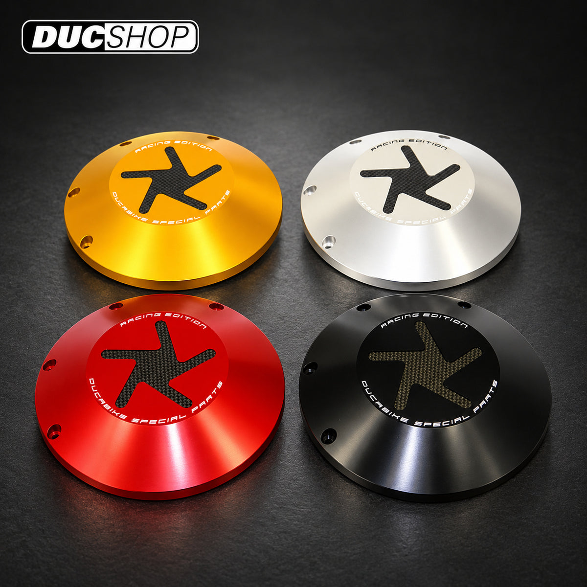 DBK Special Parts (Ducabike) Wet Clutch Cover for the Ducati 848 Streetfighter 848 Monster 696/796/1100/1200 Hypermotard 796 and Multistrada 1200 (2010-2014) | Wet Clutch Covers | ducshop.com