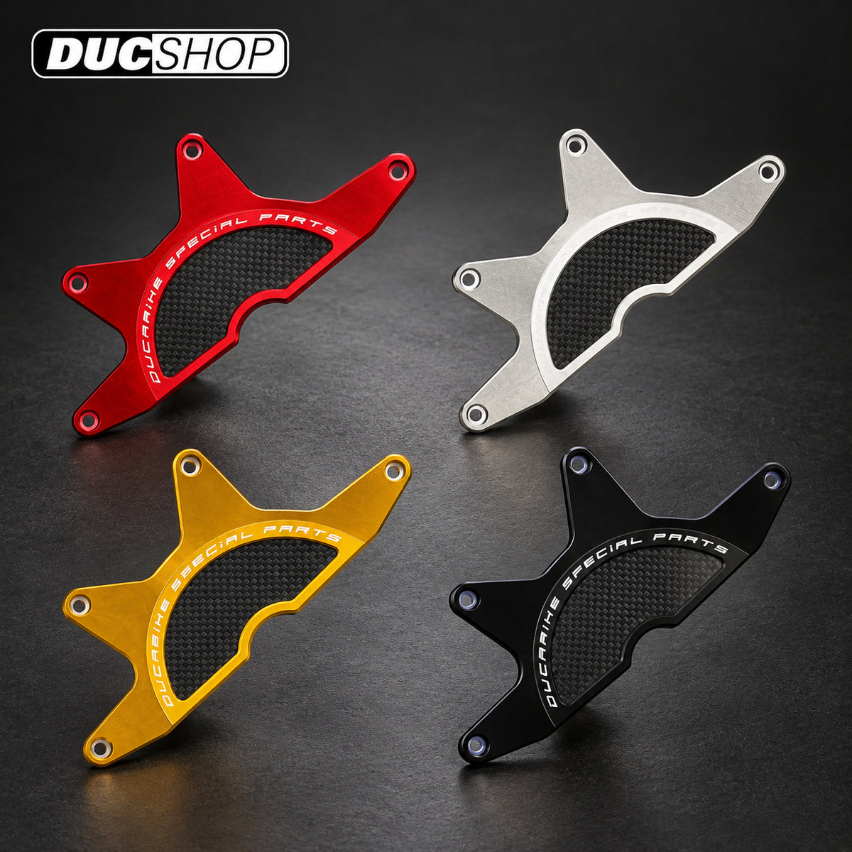 DBK Special Parts (Ducabike) Half Wet Clutch Cover for the Ducati 848 Streetfighter 848 Monster 696/796/1100/1200 Hypermotard 796 and Multistrada / Monster 1200 (2010-2014) | Wet Clutch Covers | ducshop.com