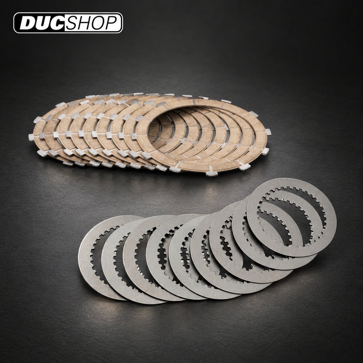 CNC Racing Friction & Driven Plate Kit for Dry Clutch Ducati Master Tech slipper Clutch | Dry Clutch Plates | ducshop.com