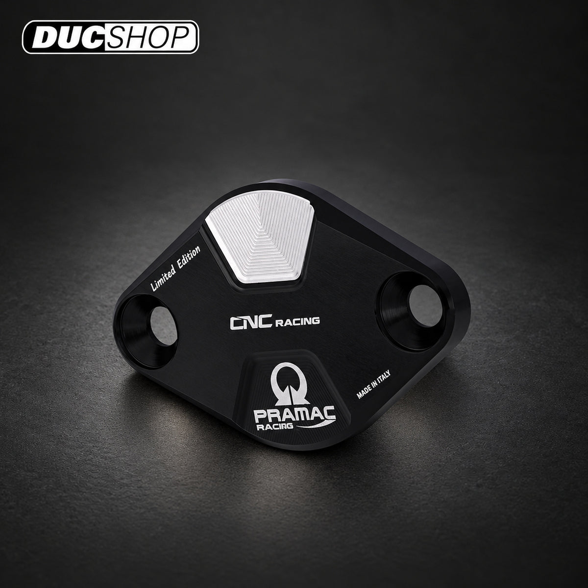 CNC Racing PRAMAC Timing Inspection Cover — Ducati V4 — representative product view; selected finish may vary | Engine Accessories | ducshop.com