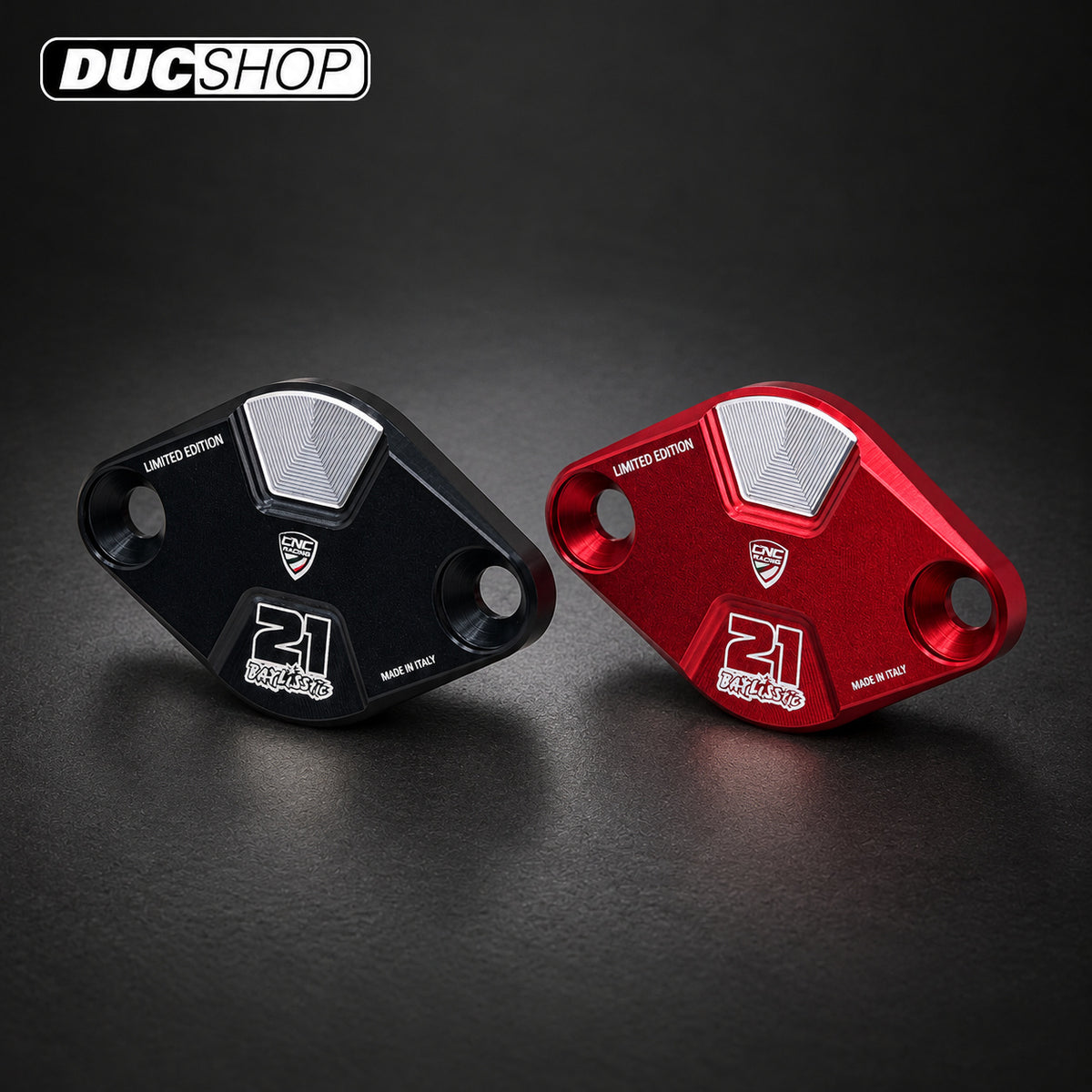 CNC Racing Troy Bayliss Timing Inspection Cover — Ducati V4 — representative product view; selected finish may vary | Engine Accessories | ducshop.com