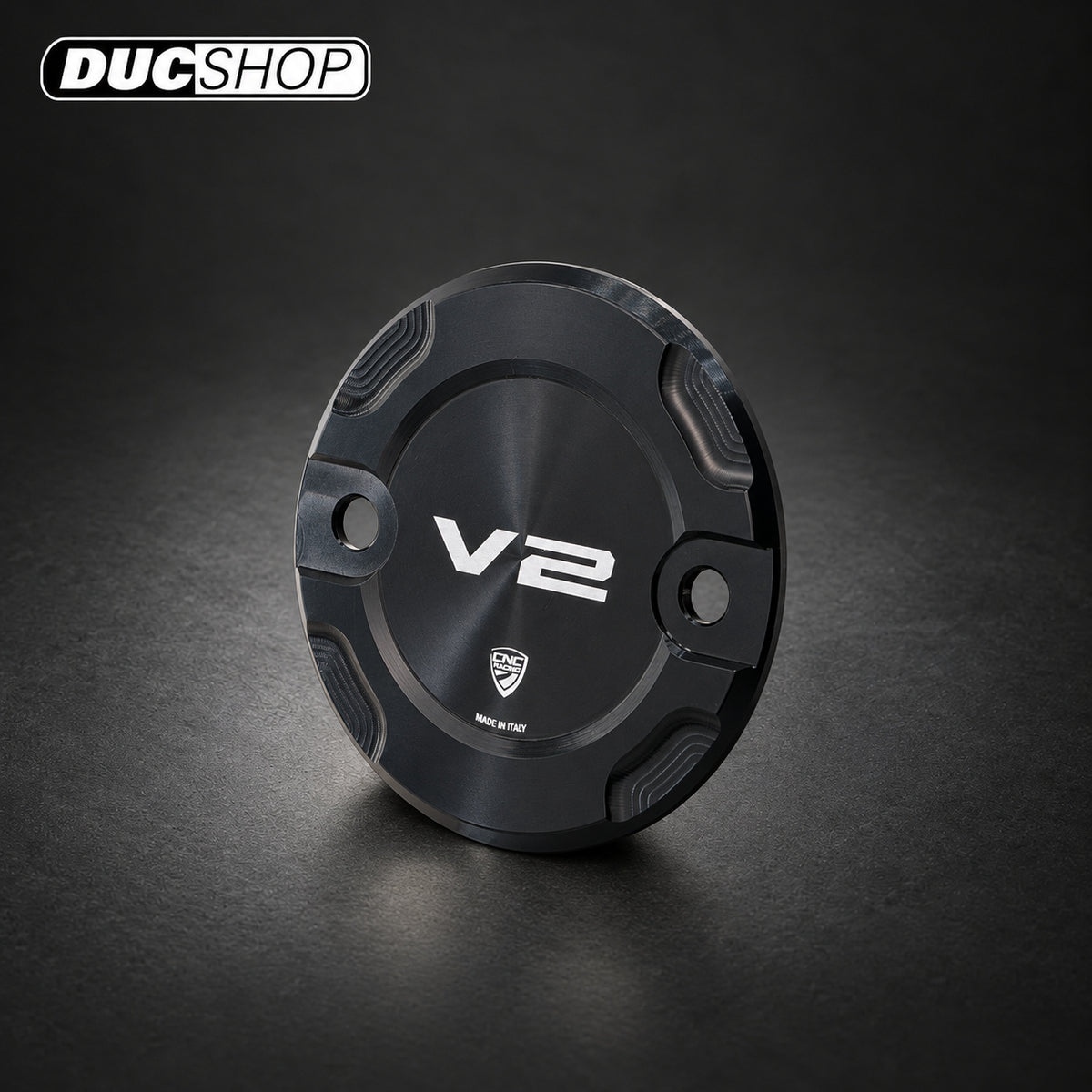 CNC Racing GEAR Timing Inspection Cover — Ducati V2 2025+ — representative product view; selected finish may vary | Engine Accessories | ducshop.com
