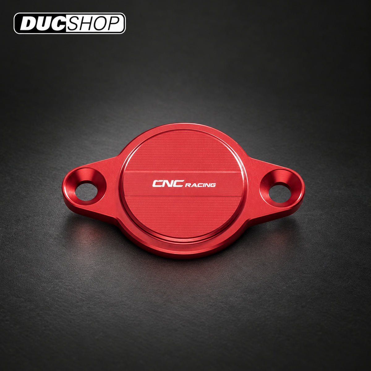 CNC Racing STREAKS Timing Inspection Cover — CF861 — representative product view; selected finish may vary | Engine Accessories | ducshop.com