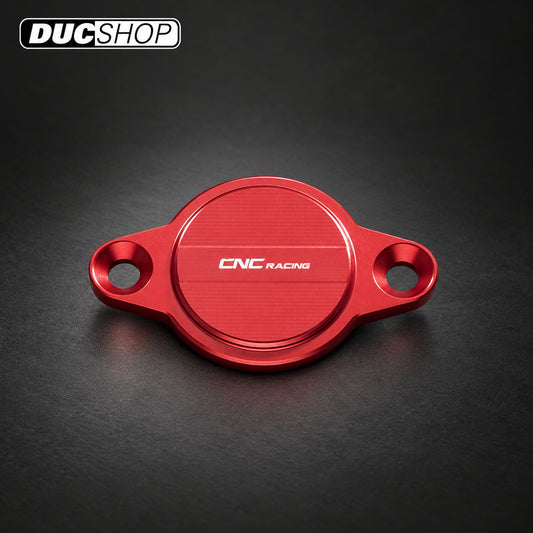 CNC Racing STREAKS Timing Inspection Cover — CF861 — representative product view; selected finish may vary | Engine Accessories | ducshop.com