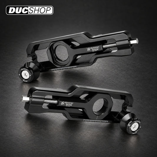 Bonamici Racing Aluminum Chain Adjuster with Spools for BMW S1000XR (2020+) / M1000XR (2024+) | Chain Adjustors | ducshop.com