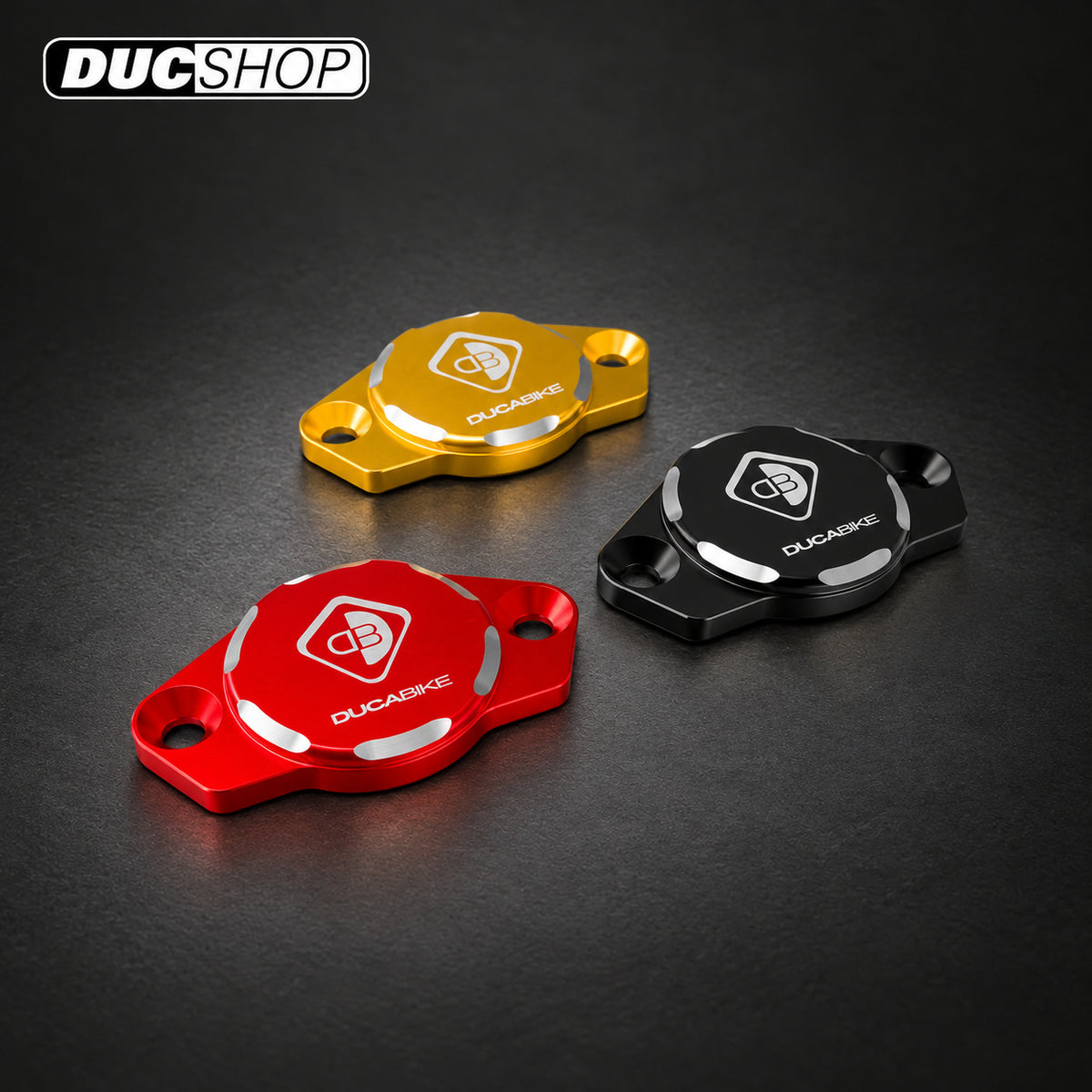 DBK Contrast Cut Timing Inspection Cover — CIF04 — representative product view; selected finish may vary | Engine Accessories | ducshop.com