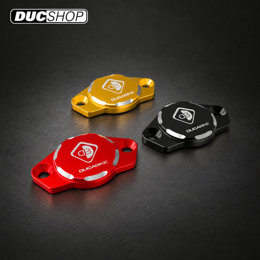 DBK Contrast Cut Timing Inspection Cover — CIF04 — representative product view; selected finish may vary | Engine Accessories | ducshop.com