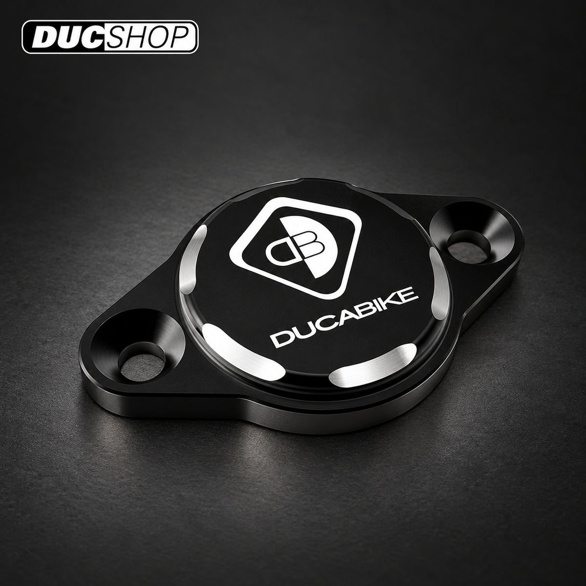 DBK Contrast Cut Timing Inspection Cover — V4/698 Mono — representative product view; selected finish may vary | Engine Accessories | ducshop.com