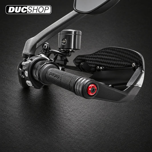 CNC Racing Hand Guard End Spacers for Multistrada V4 / 1260 / 1200 / 950 / V2, and DesertX | Bar End Protection | ducshop.com