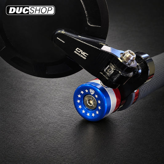 CNC Racing Type 8 'STARS AND STRIPES' Universal Bar Ends - LIMITED EDITION!!!! | Bar End Protection | ducshop.com