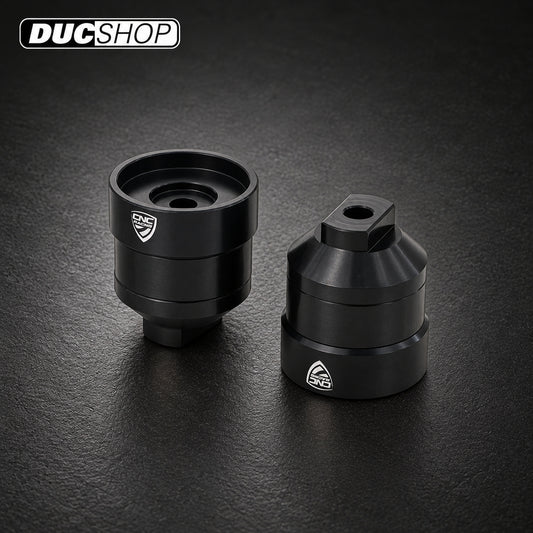 CNC Racing Bar Ends / Mirror Mounts for Moto Guzzi V85 TT (2019+) | Bar End Protection | ducshop.com