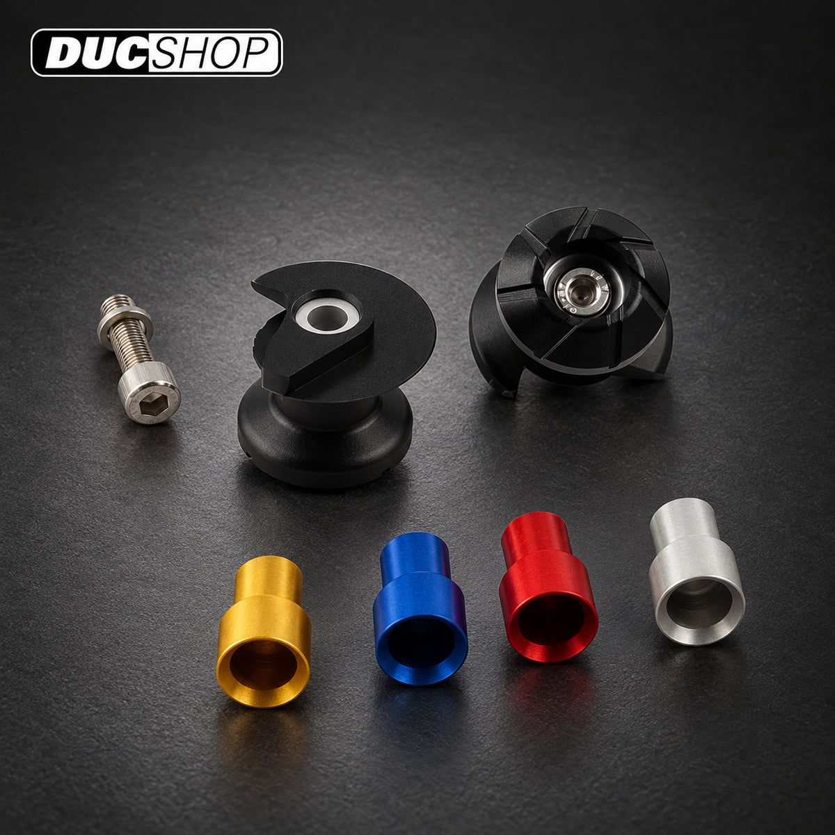 Cox Racing Rear Axle Spools / sliders for the BMW S1000RR (2020+) | Rear Axle Protection | ducshop.com