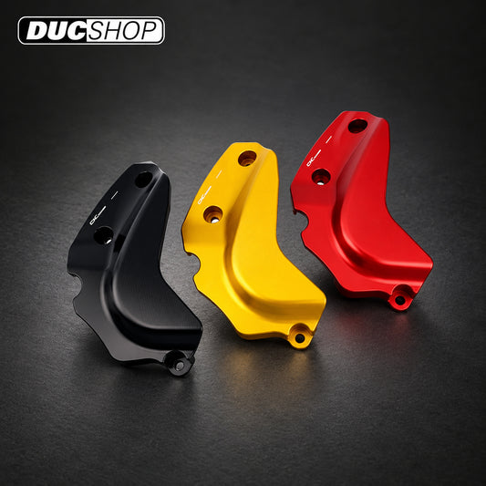 CNC Racing Ducati 2017+ Supersport/S and 2018+ Ducati Monster 821 Front Sprocket Cover — representative product design; finishes may vary | ducshop.com