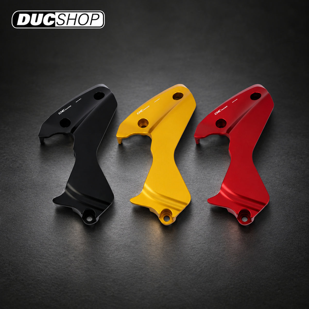 CNC Racing Front Sprocket Cover for Ducati Multistrada 1260 / 950 V2 / S (18-24) — representative product design; finishes may vary | ducshop.com